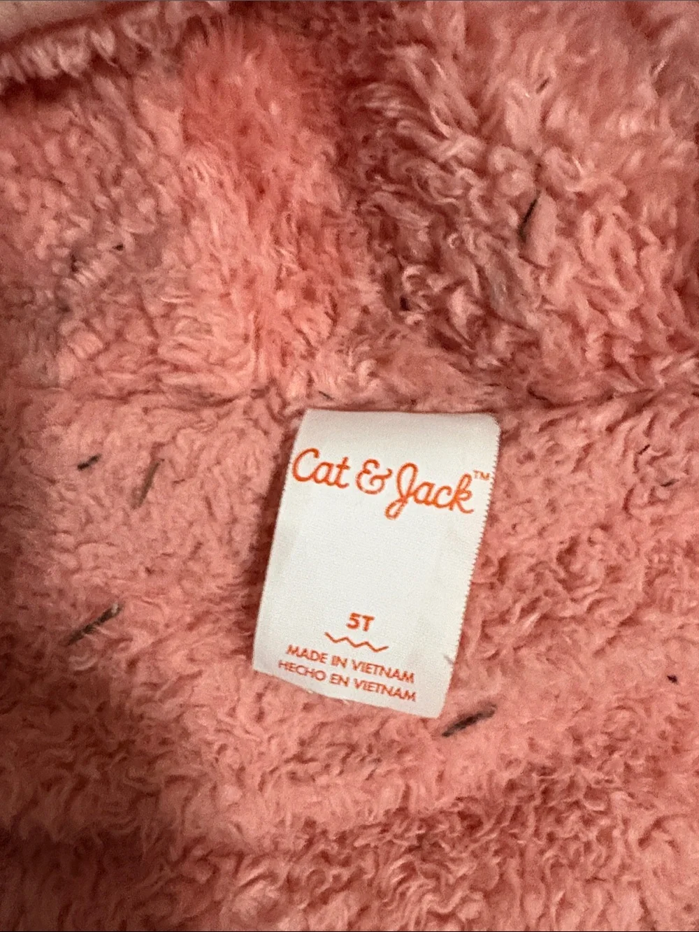 Cat & Jack Girls' Hooded Colorblock Puffer Jacket - Burgundy, Light Pink & Coral